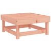 vidaXL Gartenhocker mit Kissen 2 Stk. Massivholz Douglasie