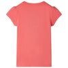 Kinder-T-Shirt Korallenrosa 104