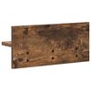 vidaXL Wandmontierter nachttisch Ger&auml;ucherte Eiche 40 x 10,5 x 18 cm