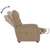 vidaXL Massagesessel Cappuccino-Braun Kunstleder
