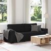vidaXL 3-Sitzer-Sofa Schwarz 180 cm Stoff