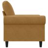 vidaXL Sessel Braun 60 cm Samt