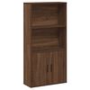 vidaXL B&uuml;cherregal Braun Eichen-Optik 60x24x120 cm Holzwerkstoff