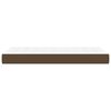 vidaXL Taschenfederkernmatratze Dunkelbraun 120x190x20 cm Stoff