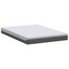 vidaXL Matratze Wei&szlig; und Grau 140 x 190 cm Jacquard-Stoff