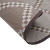 vidaXL Outdoor-Teppich ARAKIL Braun &Oslash;200 cm PP