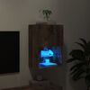 vidaXL TV-Schrank mit LED-Leuchten R&auml;uchereiche 40,5x30x60 cm
