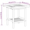 vidaXL Couchtisch 45x45x45 cm Bambus
