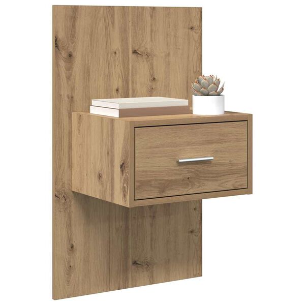 vidaXL Nachttisch 2 pcs Artisan-Eiche 50 x 32,5 x 80cm Holzwerkstoff