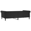 vidaXL Tagesbett Schwarz 100x200 cm Kunstleder