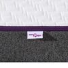 vidaXL Matratze Wei&szlig; und Grau 140 x 190 cm Jacquard-Stoff