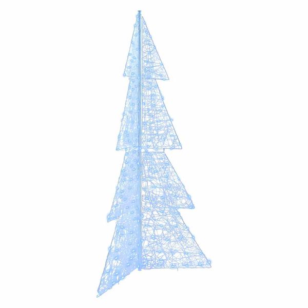 vidaXL Weihnachtsbaum mit 240 LEDs Kaltweiß 180 cm Acryl