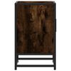 vidaXL Nachttisch R&auml;uchereiche 40x31x50 cm Holzwerkstoff und Metall