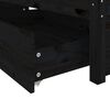 vidaXL Bett mit Schubladen Schwarz 140x190 cm