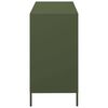 vidaXL Sideboard Olivgr&uuml;n 101,5x39x73,5 cm Kaltgewalzter Stahl