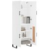 vidaXL Highboard Wei&szlig; 69,5x34x180 cm Holzwerkstoff