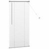 vidaXL Fensterjalousie mit Vorh&auml;ngen Silber Aluminium