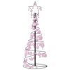 vidaXL LED Weihnachtsbaum mit Kugeln 80 LEDs Warmwei&szlig; 120 cm