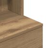 vidaXL Nachttisch Artisan-Eiche 39x35x125 cm Holzwerkstoff