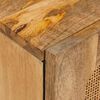 vidaXL Badezimmer H&auml;ngeschrank Braun 38 x 33 x 48 cm Massivholz Mango