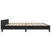 vidaXL Bettgestell ohne Matratze Schwarz 200x200 cm Samt