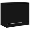 vidaXL Schuhschrank Schwarz 80x42x69 cm Holzwerkstoff