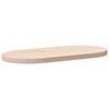 vidaXL Tischplatte 60x30x2,5 cm Massivholz Kiefer Oval
