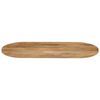 vidaXL Tischplatte 140x60x3,8 cm Oval Massivholz Mango