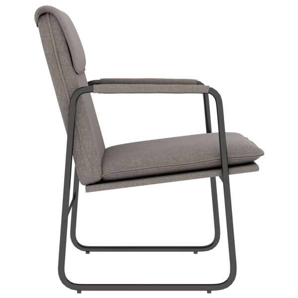 vidaXL Loungesessel Taupe 55x64x80 cm Stoff