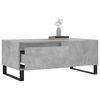 vidaXL Couchtisch Betongrau 90x50x36,5 cm Holzwerkstoff