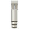 vidaXL Deckenstrahler mit Strahlern Nickel 38 x 5,5 x 16,5 cm Metall
