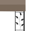 vidaXL Wand-Pavillon 3x3x2,5 m Taupe
