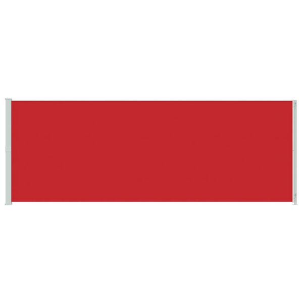 vidaXL Seitenmarkise Ausziehbar 220x600 cm Rot