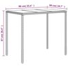 vidaXL 4-tlg. Garten-Lounge-Set mit Kissen Grau Poly Rattan
