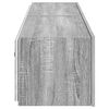 vidaXL TV-Wandschr&auml;nke mit LED-Leuchten 2 Stk. Grau Sonoma 80x35x31 cm