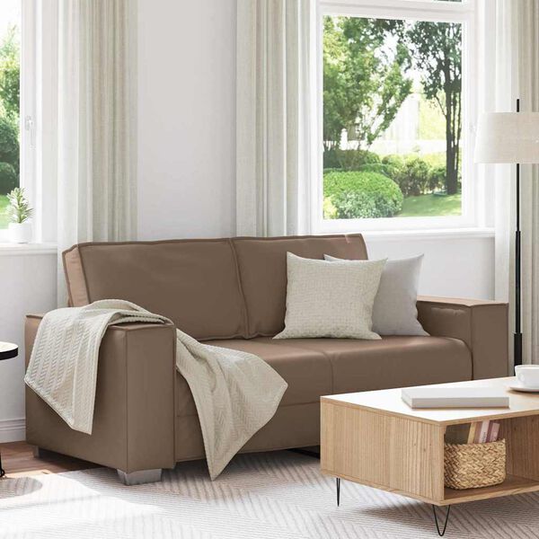 vidaXL Sofa Cappuccino 180 x 78 x 84 cm Stoff
