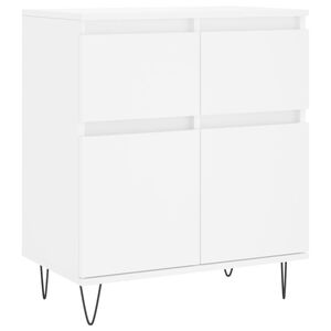 vidaXL Sideboard Wei&szlig; 60x35x70 cm Holzwerkstoff