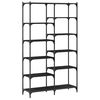 vidaXL B&uuml;cherregal Schwarz 100x32x170 cm Holzwerkstoff und Eisen
