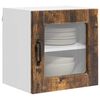 vidaXL K&uuml;chenschrank mit Regal 2 pcs Ger&auml;ucherte Eiche 40 x 31 x 40 cm
