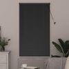 vidaXL Balkenjalousien mit Vorh&auml;ngen Schwarz 130 x 80 cm Aluminium