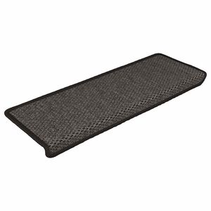 vidaXL Stufenmatten Selbstklebend Sisal 15 Stk. 65x21x4 cm Anthrazit