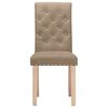 vidaXL Esszimmerst&uuml;hle 4 Stk. Taupe Stoff