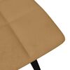 vidaXL Barhocker Braun Samt