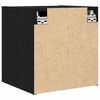 vidaXL Wand-Nachttische 2 Stk. Schwarz 38x34x40 cm