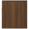 vidaXL Wand-Nachttische 2 Stk. Braun Eichen-Optik 50x36x40 cm