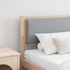 vidaXL Kopfteil Sonstiges Braun 180 cm Massivholz Kiefer