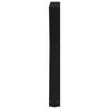vidaXL Esstischbeine 2 St&uuml;ck Schwarz 80x(72-73,3) cm Stahl