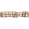 vidaXL Outdoor-Sofagarnitur 7 pcs Natur Massivholz Akazie