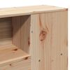 vidaXL Kopfteil mit Stauraum 140 cm Massivholz Kiefer