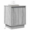 vidaXL Nachttisch Grau 39 x 34,5 x 50 cm Holzwerkstoff